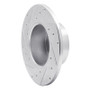 R1 76-76 BMW 530I Front Right Drilled & Slotted Silver Brake Rotor