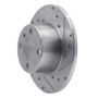 R1 77-83 BMW 320I (USA/Canada) Front Right Drilled & Slotted Silver Brake Rotor