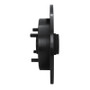 R1 88-88 Nissan Maxima Rear Right Drilled & Slotted Black Brake Rotor