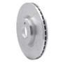R1 18-25 Land Rover Defender 90 Front Left Drilled & Slotted Silver Brake Rotor