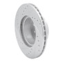R1 76-77 BMW 320I (USA/Canada) Front Right Drilled & Slotted Silver Brake Rotor
