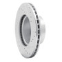 R1 76-77 BMW 320I (USA/Canada) Front Left Drilled & Slotted Silver Brake Rotor