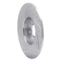 R1 15-20 Jaguar E-Pace Rear Right Drilled & Slotted Silver Brake Rotor