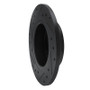 R1 86-06 Nissan TSURU (Mexico) Front Right Drilled & Slotted Black Brake Rotor