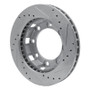 R1 71-91 Chevrolet K20 Pickup Front Left Drilled & Slotted Silver Brake Rotor