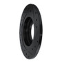 R1 82-86 Nissan SENTRA Front Left Drilled & Slotted Black Brake Rotor