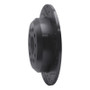 R1 18-25 Jeep Wrangler Rear Right Drilled & Slotted Black Brake Rotor