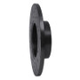 R1 80-83 Nissan 200SX Front Right Drilled & Slotted Black Brake Rotor