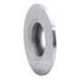 R1 69-89 Peugeot 504 Front Right Drilled & Slotted Silver Brake Rotor
