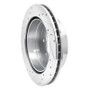 R1 03-05 Chevrolet Suburban 2500 Rear Right Drilled & Slotted Silver Brake Rotor
