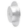 R1 90-96 Infiniti Q45 Rear Left Drilled & Slotted Silver Brake Rotor