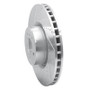R1 10-12 Land Rover Range Rover Front Left Drilled & Slotted Silver Brake Rotor