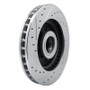 R1 94-02 Chevrolet Express 2500 Front Right Drilled & Slotted Silver Brake Rotor