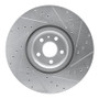 R1 16-26 Volvo XC90 Front Left Drilled & Slotted Silver Brake Rotor