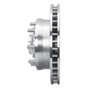R1 93-95 Chevrolet G30 Front Left Drilled & Slotted Silver Brake Rotor