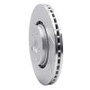 R1 03-09 Volvo XC90 Front Left Drilled & Slotted Silver Brake Rotor