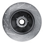 R1 88-96 Chevrolet C2500 Front Right Drilled & Slotted Silver Brake Rotor