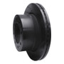 R1 19-25 Ram 3500 Rear Right Drilled & Slotted Black Brake Rotor