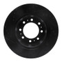 R1 19-25 Ram 3500 Rear Right Drilled & Slotted Black Brake Rotor