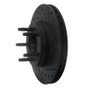 R1 95-97 Ford Ranger (USA/Canada) Front Right Drilled & Slotted Black Brake Rotor