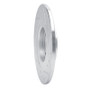 R1 81-84 Toyota Starlet Front Left Drilled & Slotted Silver Brake Rotor