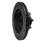 R1 68-73 Ford Mustang Front Right Drilled & Slotted Black Brake Rotor