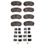 R1 05-11 Freightliner FL360 (Mexico) Front/Rear Ceramic Pads & Hardware Kit
