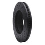 R1 03-08 Cadillac STS Front Right Drilled & Slotted Black Brake Rotor