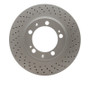 DFC 94-98 Porsche 911 Right Front Drilled GeoSPEC Coated Rotor