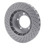 DFC 94-98 Porsche 911 Right Front Drilled GeoSPEC Coated Rotor