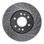 R1 02-09 Buick Rainier Front Right Drilled & Slotted Silver Brake Rotor