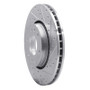 R1 02-09 Buick Rainier Front Right Drilled & Slotted Silver Brake Rotor