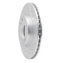 R1 11-16 Mini Cooper Paceman Front Right Drilled & Slotted Silver Brake Rotor