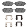 DFC 07-12 Hyundai Veracruz Front 4000 HybriDynamic Brake Pads and Hardware Kit