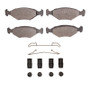 DFC 87-93 Volkswagen Fox Front 4000 HybriDynamic Brake Pads and Hardware Kit