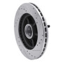 R1 1988-1991 Chevrolet C1500 Front Left Drilled & Slotted Silver Brake Rotor