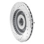 R1 1991-1996 Buick Roadmaster Front Right Drilled & Slotted Silver Brake Rotor