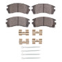 DFC 74-86 Land Rover Range Rover Front 4000 HybriDynamic Brake Pads and Hardware Kit