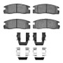 DFC 88-95 Isuzu Pickup Rear 4000 HybriDynamic Brake Pads and Hardware Kit