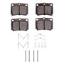 DFC 97-04 Mitsubishi Montero Sport (USA/Canada) Rear 4000 HybriDynamic Brake Pads and Hardware Kit