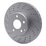 DFC 02-06 Mercedes-Benz CL500 Front Drilled GeoSPEC Coated Rotor