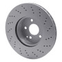 DFC 02-06 Mercedes-Benz CL500 Front Drilled GeoSPEC Coated Rotor