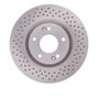 DFC 07-08 Hyundai Tiburon Front Drilled Brake Rotor
