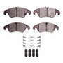R1 2008-2017 Audi A4 Quattro Front R1 Euro Ceramic Pads & Hardware Kit