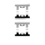 DFC 82-87 Volvo 740/745/780/760 Series Front Premium Hardware Kit