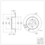 DFC 92-03 Lexus ES300 Rear Brake Rotor