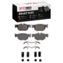 DFC 19-26 Jaguar F-Pace Rear 5000 Advanced Low Metallic Brake Pads and Hardware Kit