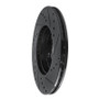 R1 14-21 Mini Cooper (Excl Clubman) Front Left Drilled & Slotted Black Brake Rotor