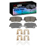 DFC 10-19 Hyundai Santa Fe Sport Rear 4000 HybriDynamic Brake Pads and Hardware Kit