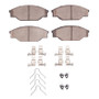 DFC 85-93 Toyota Pickup Front 4000 HybriDynamic Brake Pads and Hardware Kit